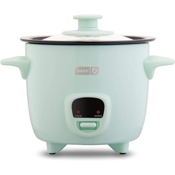 Mini Rice Cooker Steamer with Removable Nonstick Pot, Keep Warm Function - Picture 1 of 5